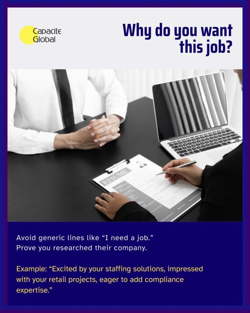 Why Do You Want This Job