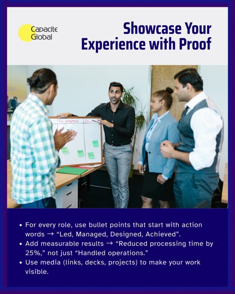 Showcase Your Experience with Proof