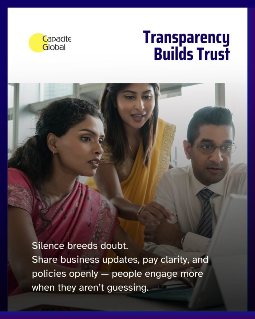 Transparency Builds Trust