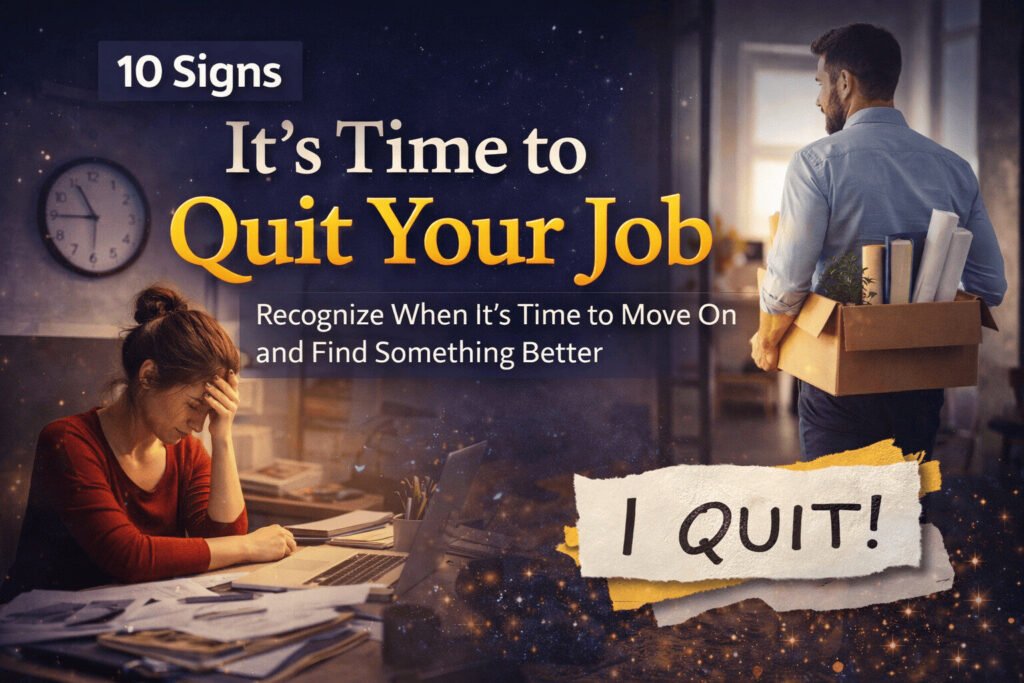 10 Signs It’s Time to Quit Your Job