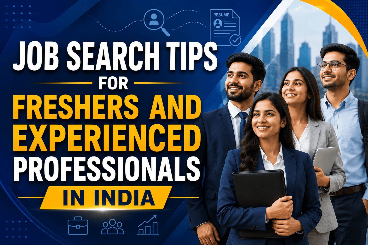 Job Search Tips for Freshers and Experienced Professionals in India